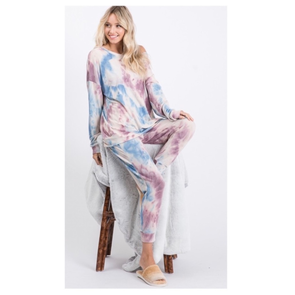 NEW Tie Dye Top & Jogger Set